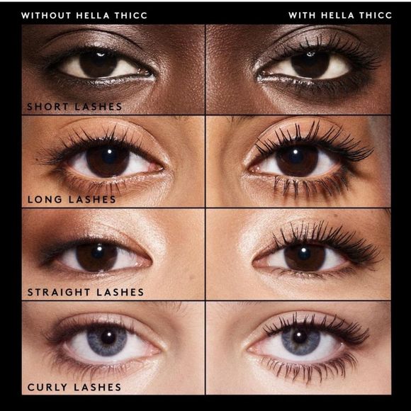 $6❤️‍🔥 LAST 1! FENTY Beauty Hella Thicc Volumizing Mascara CUZ I’M BLACK 👁️NEW - Picture 3 of 7